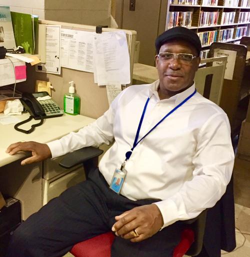 Michael Rabb has spent four years working with patrons in need at the Free Library.